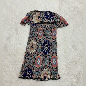 SHEIN Multicolor Textured Dress